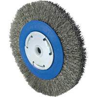 Brosse rotative &agrave; fil torsad&eacute;, 6" dia., Fils 0,014", Arbre 1/2" - 5/8" - 2 - JET 550221