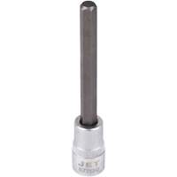 Extra-Long Bit Sockets, Hex, 7/32" x 4" L, 3/8" Drive - JET 677127