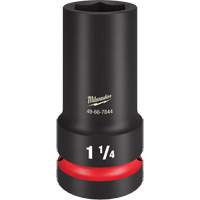 Douille &agrave; paroi extra mince Shockwave Impact Duty, Chocs, 1-1/4", Prise 1", 6 pans, Profond - Milwaukee 49-66-7844