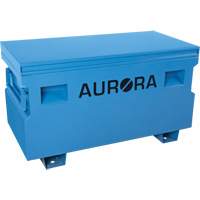 Jobsite Tool Box, 48" x 24" x 27-3/5", Steel, Blue - Aurora Tools 