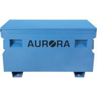 Jobsite Tool Box, 48" x 24" x 27-3/5", Steel, Blue - Aurora Tools 