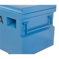 Jobsite Tool Box, 48" x 24" x 27-3/5", Steel, Blue - Aurora Tools 