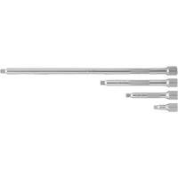 Jeu de rallonges prise, Prise de 1/4", Fini Chrome, 4 Mcx - Milwaukee 48-22-9340