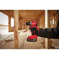 Perceuse/visseuse compacte sans balai M18 (outil seulement), Lithium-ion, 18 V, Mandrin 1/2", Couple 550 lb-po - Milwaukee 3601-20