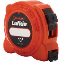 L600 Series Power Tape Measure, 1/2" x 10', Imperial Graduations - Lufkin By Crescent L610-02