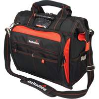 Sac &agrave; outils &eacute;clair&eacute; pour technicien, Polyester balistique, Noir/Rouge - Hultafors HTL573