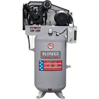 2-Stage Air Compressor, 80 Gal. (96 US Gal) - King Canada KC-7280V3-MS