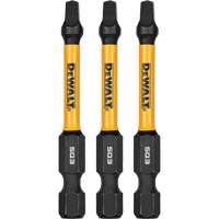 Forets pour tournevis &agrave; chocs FLEXTORQ 3 mcx, Carr&eacute;e, #3, Prise 1/4" - DEWALT DWAF2SQ3IR3
