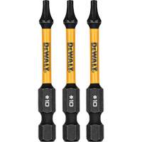 Forets pour tournevis &agrave; chocs FLEXTORQ 3 mcx, Torx, T-10, Prise 1/4" - DEWALT DWAF2TX10IR3