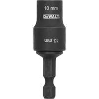 FLEXTORQ&reg; Double-Ended Detachable Nut Driver, 13 mm Drive, 4-4/5" L, Magnetic - DEWALT DWADEND1013MM