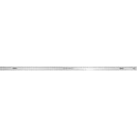 Bordure pouce/m&eacute;trique droite en aluminium, 72" lo, 2" la - Johnson J72EM
