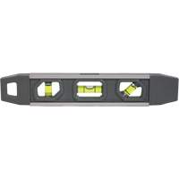 Niveau torpille, 9" lo, Aluminium, 3 fioles, Magn&eacute;tique - Johnson 1405-0900