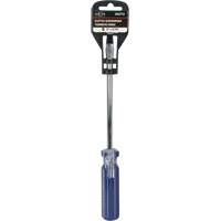 Blue Transparent Striped Slotted Screwdriver, 5/16" Tip, Round, Plastic Handle - Aurora Tools 