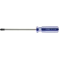 Tournevis Philips bleu transparent avec bandes, #3, Prise Plastique - Outils Aurora 