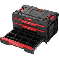 Arx&reg; 3-Drawer Toolbox, 23-1/10" x 15" x 13-2/5", Black - Aurora Tools 