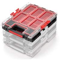 Arx Medium Organizer with Bins, 10-3/10" x 14-3/10" x 3", Black - Aurora Tools 