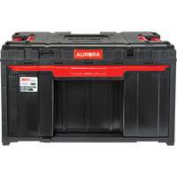 Arx&reg; Single Drawer Toolbox, 11-1/5" W x 18-3/10" D x 9-1/10" H, Black/Red - Aurora Tools 