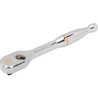 120XP Full Polish Chrome Teardrop Ratchet, 1/4" Drive, Ergonomic Handle - Gearwrench 81011XP