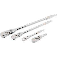 Ensemble de rochet &agrave; t&ecirc;te en goutte et manche enti&egrave;rement poli avec prises 1/4", 3/8" & 1/2" 120XP - Gearwrench 81230XP