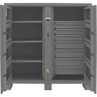 Armoire de rangement pour le chantier, Acier, 59 pi³, Gris - Durham Manufacturing JSC3060617DR4S94TD719
