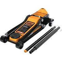 Cric de plancher &agrave; profil bas, 3,5 tonne(s) Capacit&eacute;, 3-3/4" Abaiss&eacute;e, 21-3/4" &eacute;lev&eacute;e, Hydraulique &agrave; main - Gearwrench 099575100499