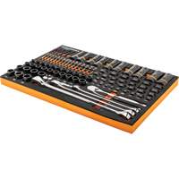 Jeu d'outils pour m&eacute;canicien Bolt Biter dans un plateau de rangement en mousse 97 mcx - Gearwrench 099575101021