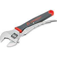 Locking Adjustable Dual Material Wrench, 10" L, 2-18/25" Max Width, Chrome/Polished - Crescent 037103299710