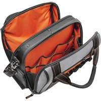 Sac ouvert de 14" pour outils d'ouvrier, Polyester, 32 pochettes, Noir/Gris - Crescent 037103368782