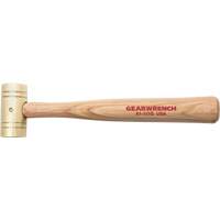 Marteau en laiton avec manche en noyer, Poids de la t&ecirc;te 1 lb, 11" lo - Gearwrench 099575011115