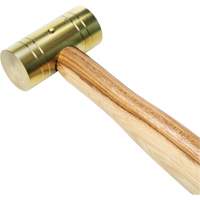 Marteau en laiton avec manche en noyer, Poids de la t&ecirc;te 1 lb, 11" lo - Gearwrench 099575011115