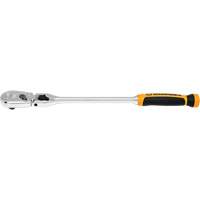 90-Tooth Dual Material Locking Flex Head Teardrop Ratchet - Gearwrench 099575083716