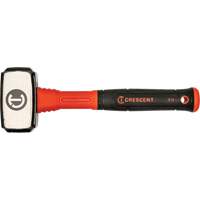 Drilling Hammer, 3 lbs., Fibreglass Handle, 4" L - Crescent 037103358455
