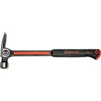 Marteau de charpente en acier avec face meul&eacute;e, 22 oz, Prise en Acier plein, 16" lo - Crescent 037103350435