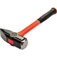 Marteau de forgeron fibre de verre, Poids de la t&ecirc;te 4 lb, 14" lo - Crescent 037103365262