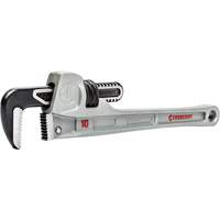 Slim Jaw Pipe Wrench, 1-9/10" Jaw Capacity, 10" Long, Powder Coated Finish, None Handle - Crescent 037103336521