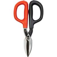 Cisaille de ferblantier droite, Longueur de coupe de 1-31/50", Coupe Droit - Wiss By Crescent 037103338600