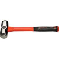 Marteau d'ing&eacute;nieur en fibre de verre, Poids de la t&ecirc;te 2.5 lb, 13-1/2" lo - Crescent 037103365231