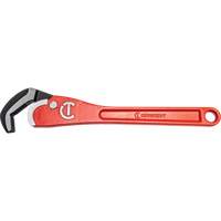 Self-Adjusting Steel Pipe Wrench, 2-1/2" Jaw Capacity, 16" Long, Powder Coated Finish, Non-Ergonomic Handle - Crescent 037103332318