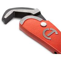 Self-Adjusting Steel Pipe Wrench, 2-1/2" Jaw Capacity, 16" Long, Powder Coated Finish, Non-Ergonomic Handle - Crescent 037103332318