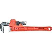 SLIM JAW Pipe Wrench, 1-9/10" Jaw Capacity, 10" Long, Powder Coated Finish, Non-Ergonomic Handle - Crescent 037103336491