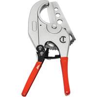 Ratcheting PVC Pipe Cutter with Dipped Grips, 1/4"- 2-3/8" Capacity - Crescent 037103346346