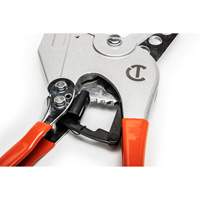 Ratcheting PVC Pipe Cutter with Dipped Grips, 1/4"- 2-3/8" Capacity - Crescent 037103346346