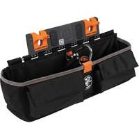 Module pour grande poche avec crochet en S Bucket Work Centre, Nylon, 3 pochettes, Noir/Orange - Klein Tools BC511S