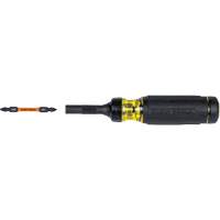 15-in-1 Ratcheting Impact-Rated Multi-Bit Torsion Zone Screwdriver, 9-1/2" L, Cushion Grip Handle - Klein Tools 32315HD