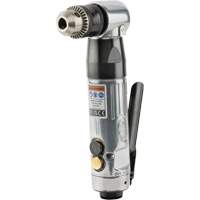 Angle Air Drill, 20.5 CFM, 1/4" NPT, 98 dBA, 3/8" Chuck, Keyed - Ingersoll Rand 7807R-A