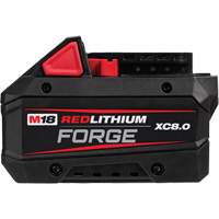 REDLITHIUM FORGE XC8.0 Battery Pack, Lithium-Ion, 18 V, 8 Ah - Milwaukee 48-11-1881