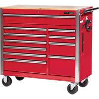 PRC4211 Armoire roulante de s&eacute;rie Pro, 11 tiroirs, 42" la x 18" p x Rouge - JET 842514