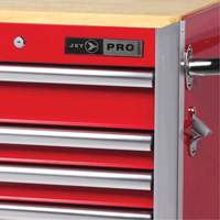 PRC7215 Armoire roulante de s&eacute;rie Pro, 15 tiroirs, 72" la x 24" p x Rouge - JET 842531