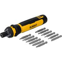 Jeu de tournevis sans fil de 14 morceaux avec commande FLEXDRIVE, 4 V, 44 lb-po/5 Nm couple max. - DEWALT DWHT66719