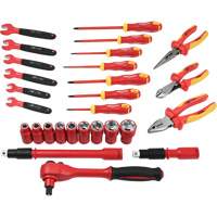 Jeu d'outils isol&eacute;s, 1000 V, 28 M - Dynamic Tools D113000